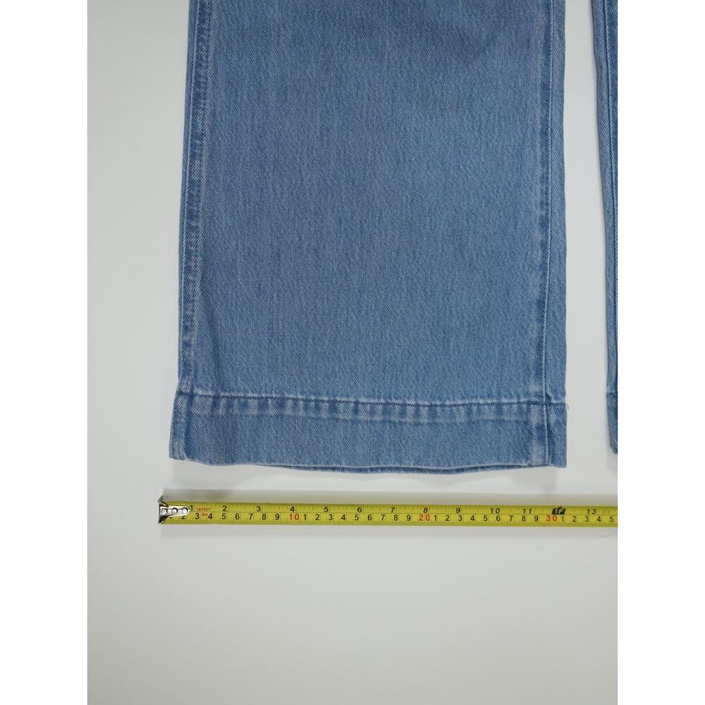 70s Inspired Wide Leg Jeans 7 For All Mankind Modern Dojo Tailorless Boho NWT 28 - Picture 12 of 16